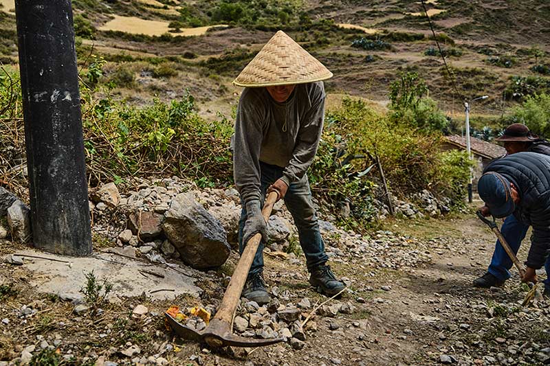 Faenas en Perú