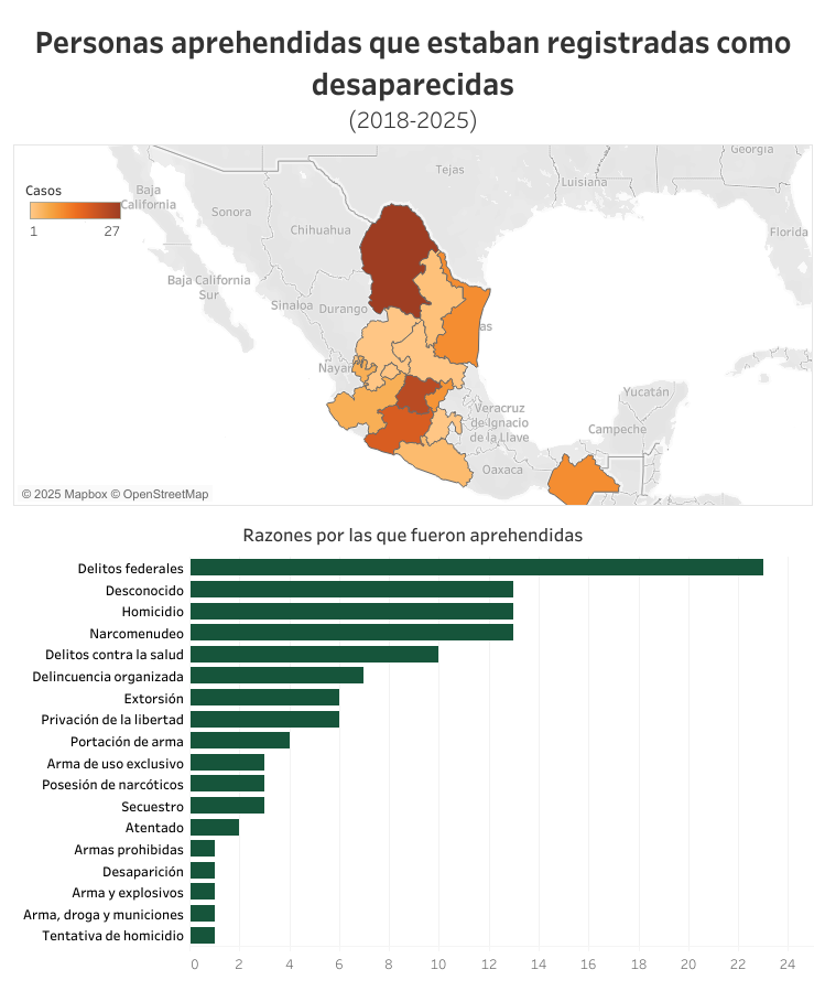 Mapa de detenciones